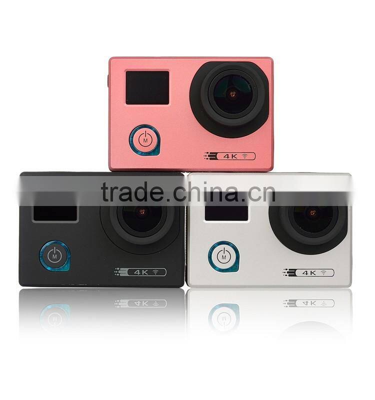 New Arrival F88 70-170 Degree Adjustable Wifi 4K Dual Display Sports Camera Mini Sport Cam