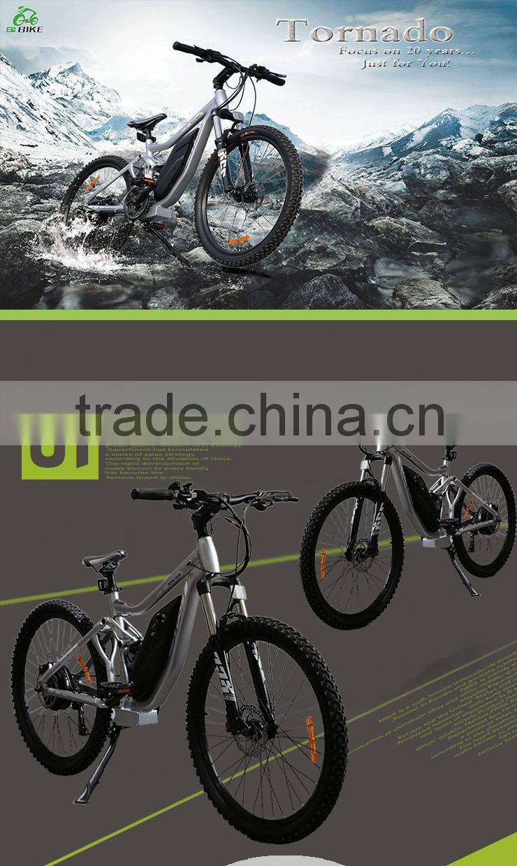 Tornado, 2016 new model mountain electric bicycle with lcd display