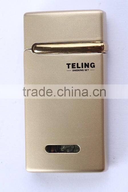 metal standing mirror electric lighter windproof lighter