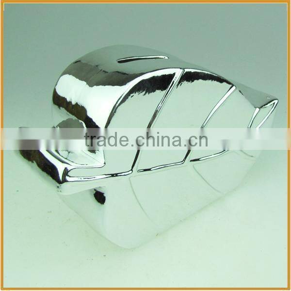 wholesale leaf shape ceramic coin bank money box