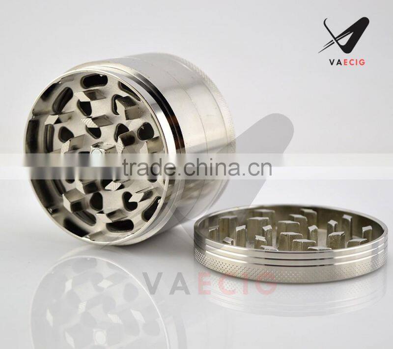 VA Herb Grinder with Pollen Catcher with 34 Teeth for Fine Grinding - 4 Pieces zinc alloy weed grinder