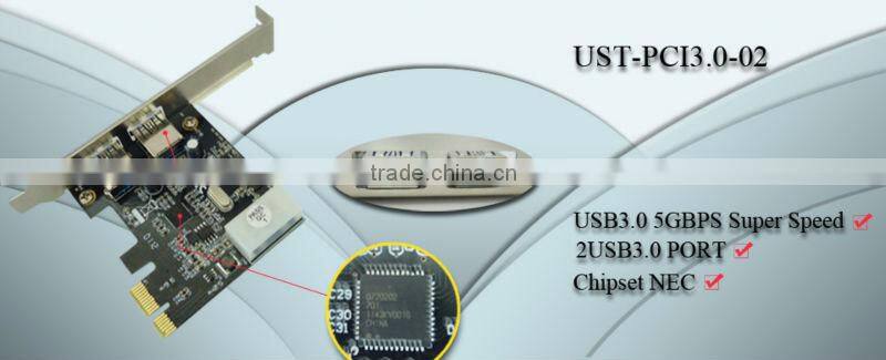 2 PORT USB 3.0 PCI-E Post Card