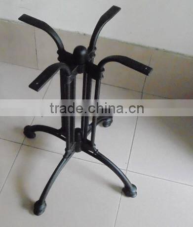 cast iron black restaurant table base F21