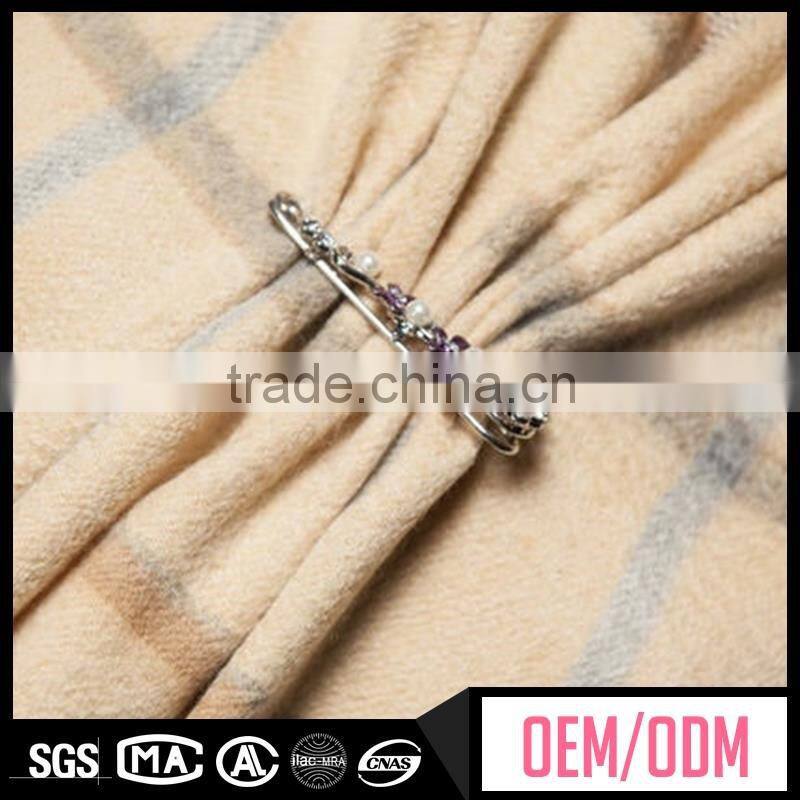 Cheap scarfs pashmina, pure wool scarf shawl, wool flower printed scarf