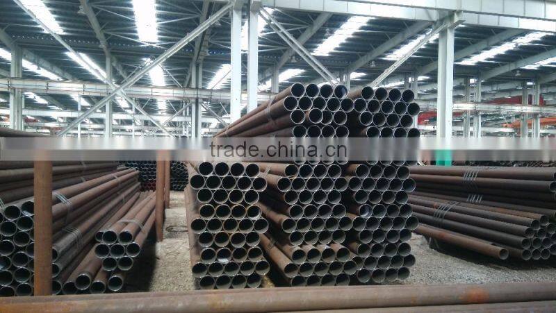 china made SS400 SAE1020 steel round pipe sizes