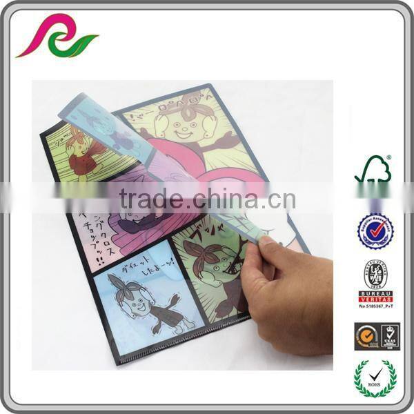 Factory supply glitter file folder L shape