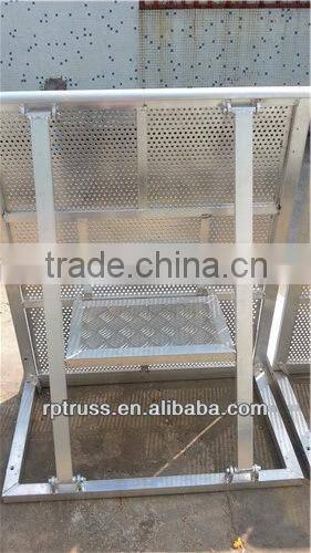 RP aluminum crowd barricade width*deepth*Height: 4FTx4FTx6FT
