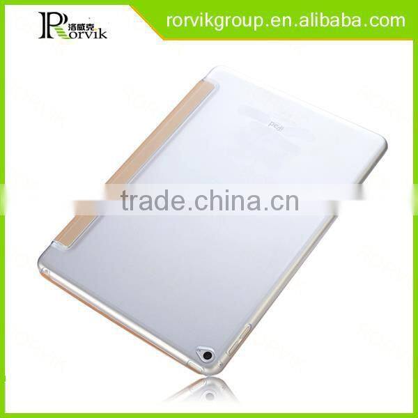ultrathin and foldable transformers style tablet leather case for ipad 6