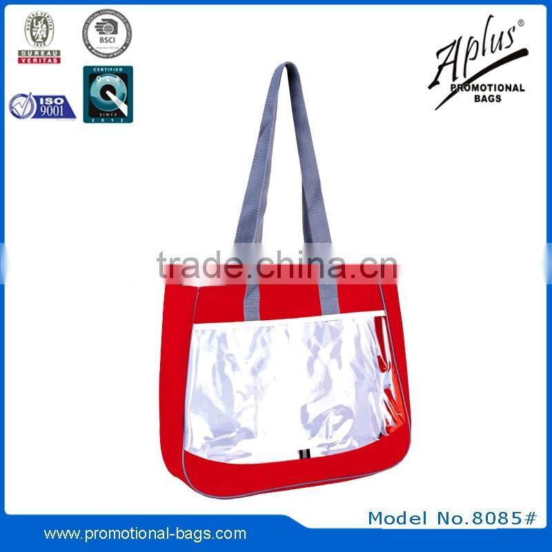 portable clear PVC wholesale handbag from china