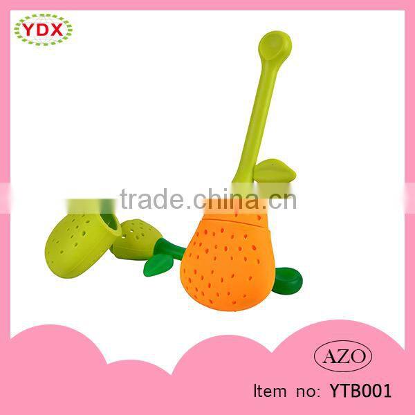 Wholesale Silicone Tea Set, Silicone Tea Cup Filter