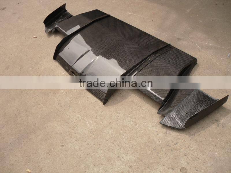 FOR 2008-2010 Impreza GRB STI Varis Style Carbon Fiber Rear Diffuser Kit