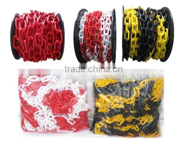 Plastic Traffic Chain,Colour Barricading Plastic Chain ,Decorator Plastic chain