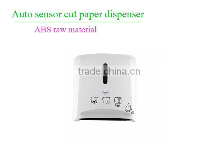 Automatic sensor cut paper dispenser toilet jumbo roll paper holder