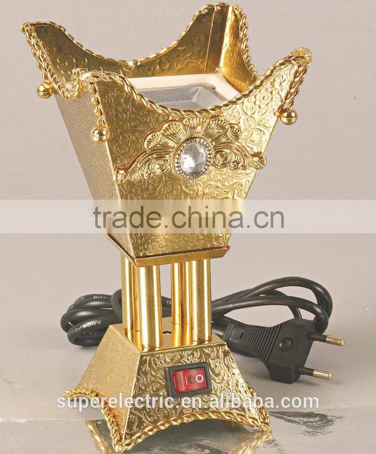 2016 latest design arabic censer and thurible custom made electric mini portable incense burner