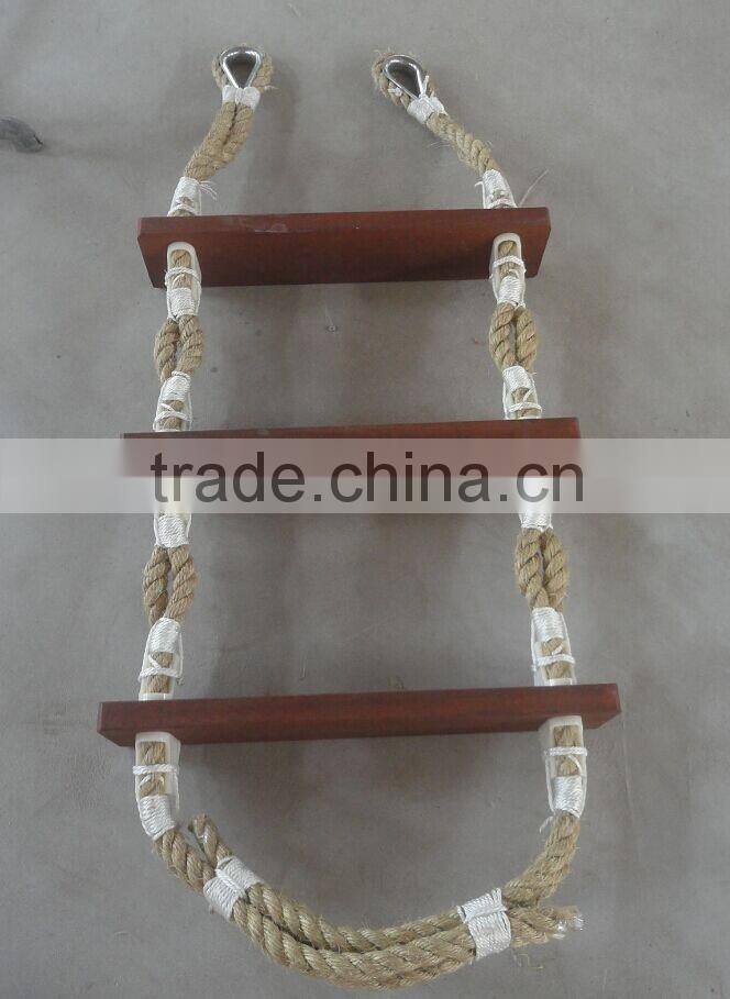 Marine safety pilot rope ship ladder