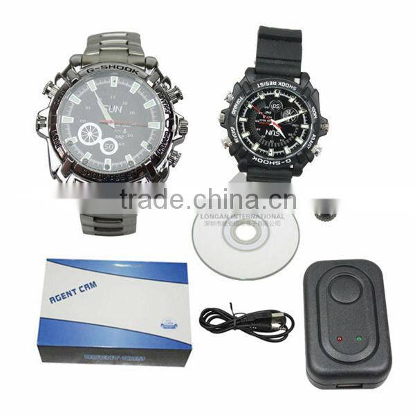 1080p HD Water Proof IR Night Vision Watch Camera