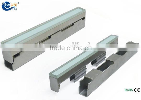 2015 stainless steel IP67 4000k 20w linear DMX led ingroud light