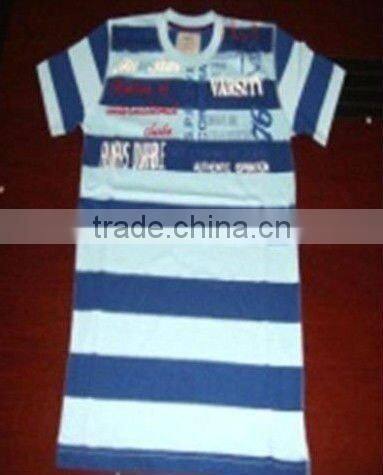 Red Color Men's High Quality Pattern T-Shirt