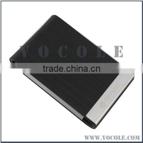 Stylish Metal Leather ATM Card Holder