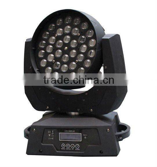 2015 Hot selling item A-2092 10w 36pcs RGBW 4 IN 1 led wash with zoom