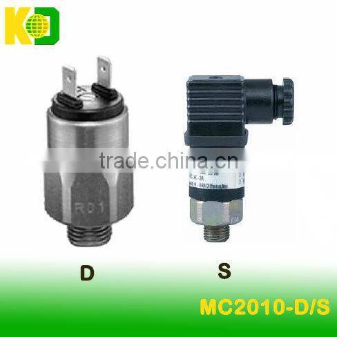 Water pressure switch oil pressure