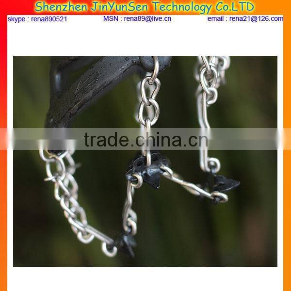 best quality steel chain anti-slip ice grip shoe covers