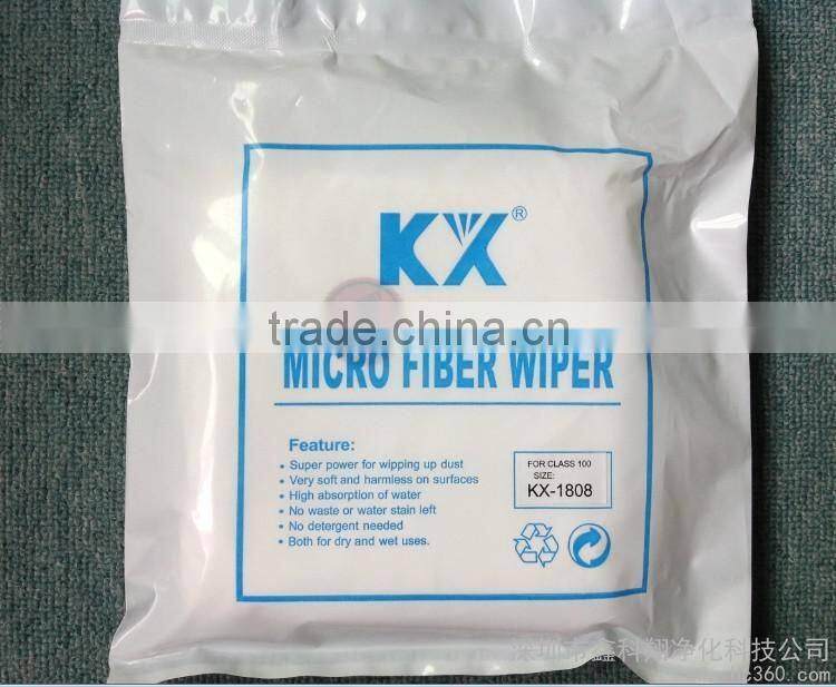 cleanroom industry use 9"x9" white 180gsm wiper