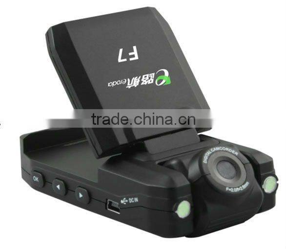 Eroda car dvr,car camera, 270 Degree rotating display,120Dedree visual