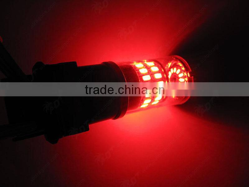 Newest promotion Red 48W 7443 base 3014 SMD 12v dc car led lighting with all base avaliable
