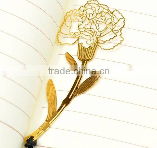 Multifunction useful metal gold book mark
