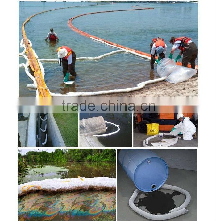 100% PP Oil Absorbent Sock/Boom 12.7cm(D)*300cmL