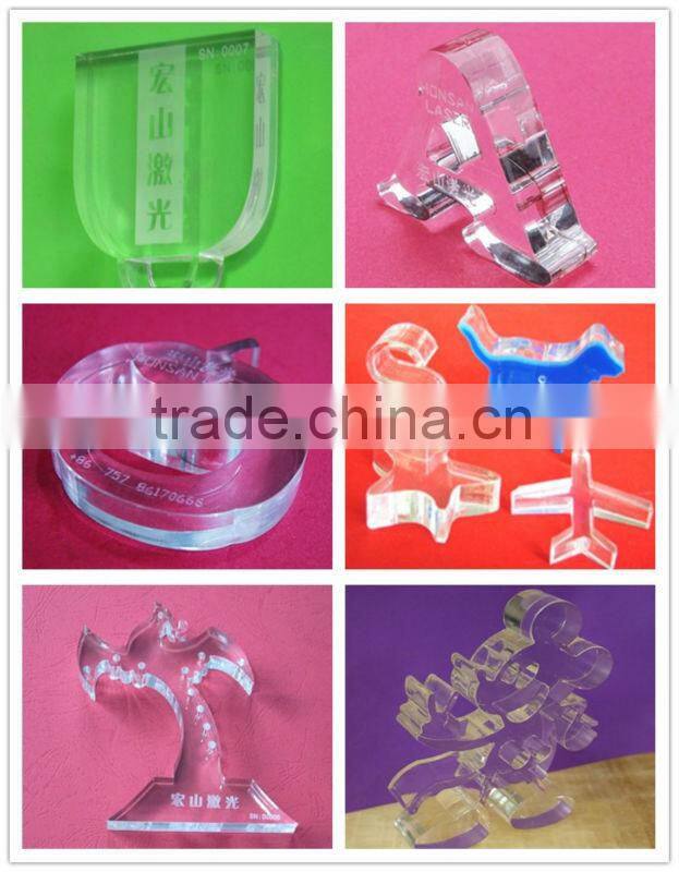 high precision cut acrylic 25mm with smooth edge laser cutting machine in large size