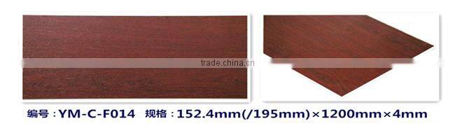 Indoor Wood Grain Click Planks rubber Flooring
