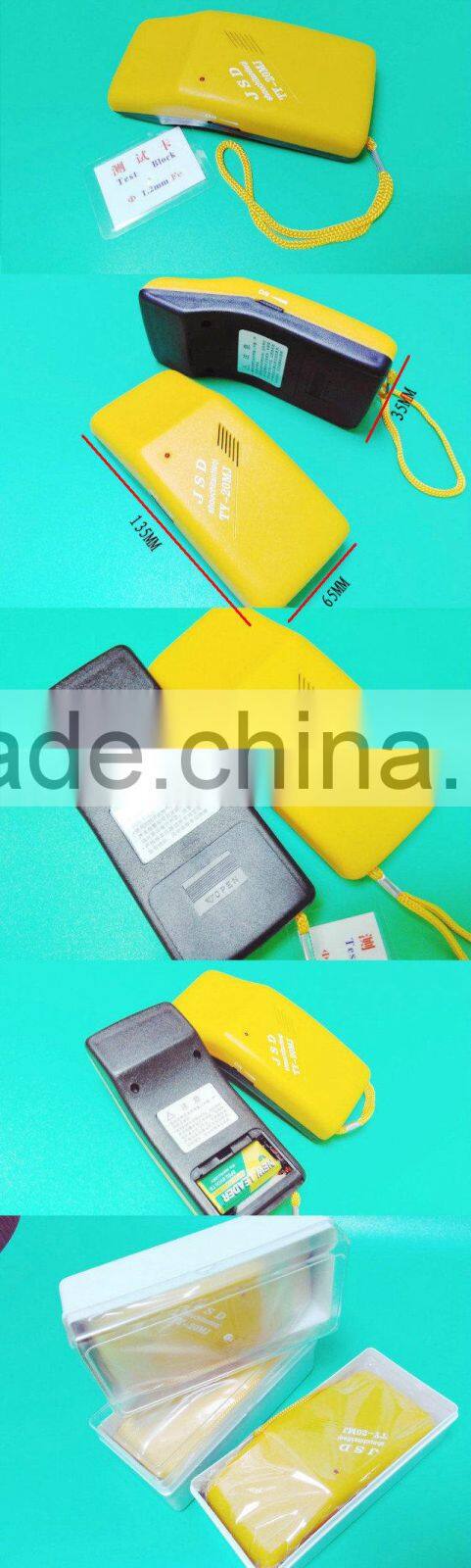 Overseas service garment needle detector, broken needle metal detector