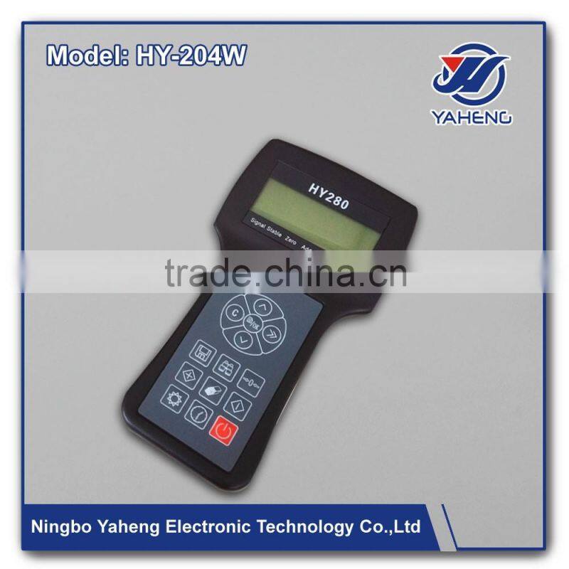 HY204W wireless crane load scale with 100t to 200T 1 2 5 10 20 50 for option6 bits LCD 6 state indicating signals