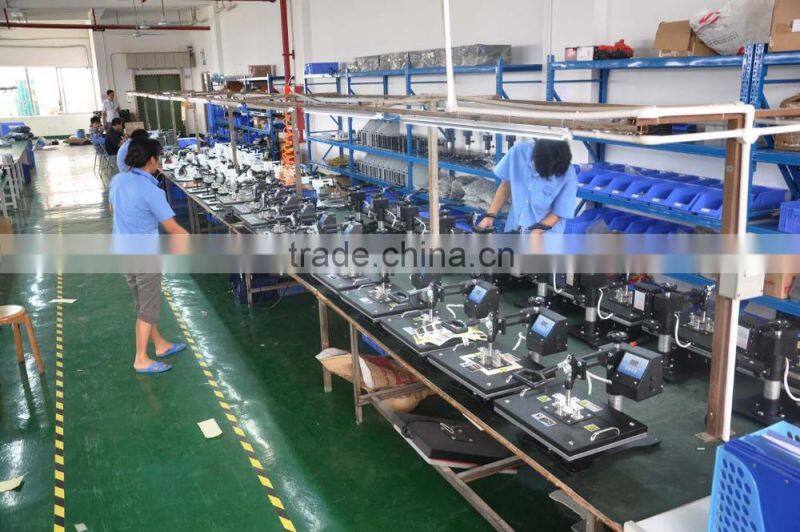 2015 Yuxunda HPT308 manual t shirt printing machine direct textile printer