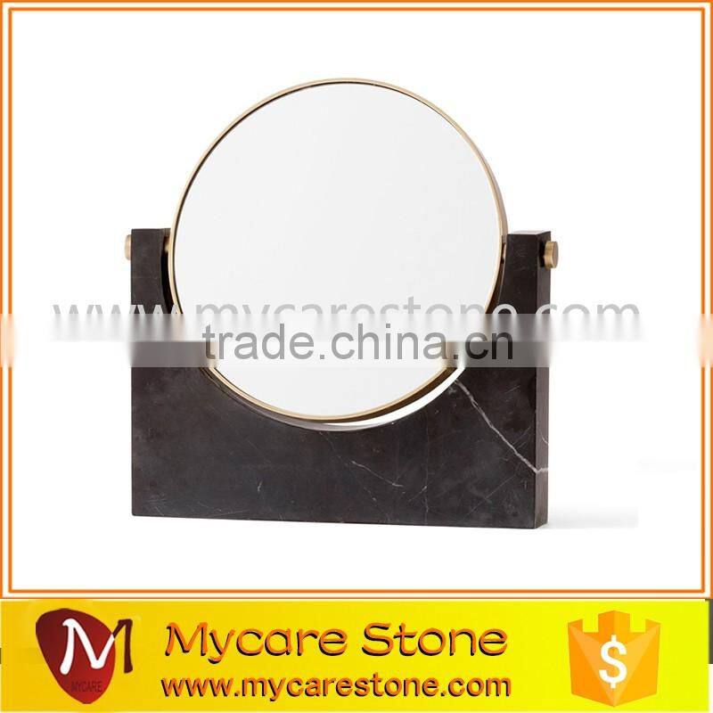 Carrara white marble italian carrara marble mirror base