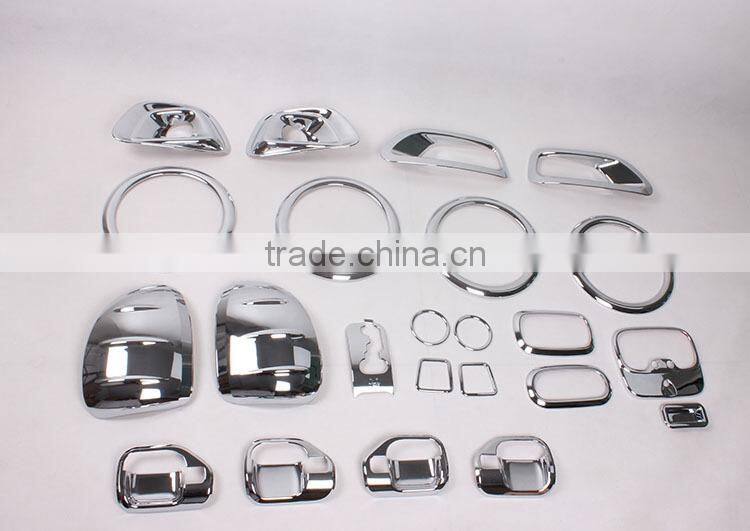 ABS Chrome Exterior Accessories Kits Cover For JEEP COMPASS 2014