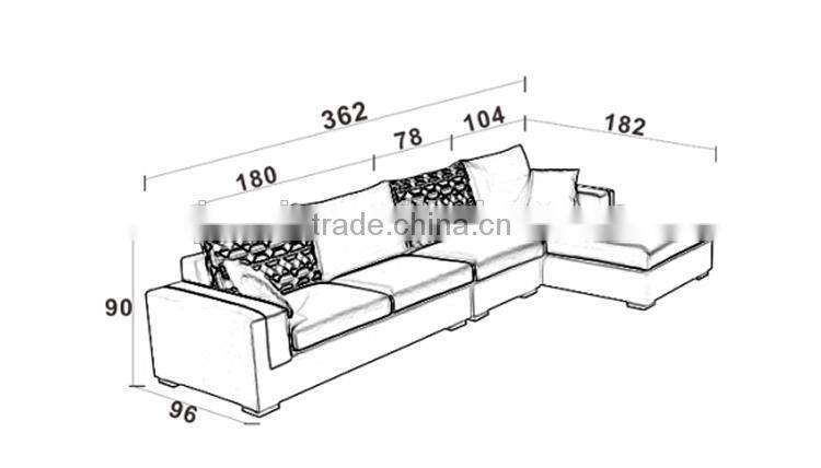 Fabric Corner Bright Cafe Sofa Carton Fair Sofa Guangzhou Hot Sale Leisure chair