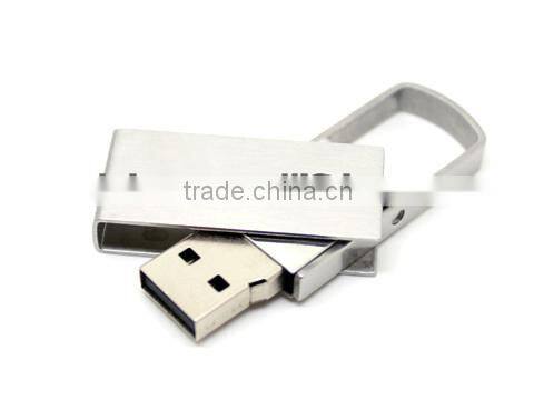 Ultra light metal swivel USB flash drive, pen drive USB, usb stick, can custom logo