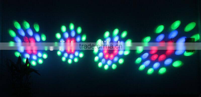 4 heads RGB DMX Led disco light