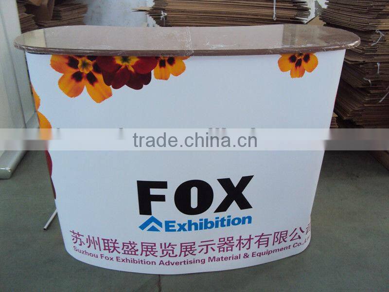 Folding Pop up promotion table supermarket trade show booth