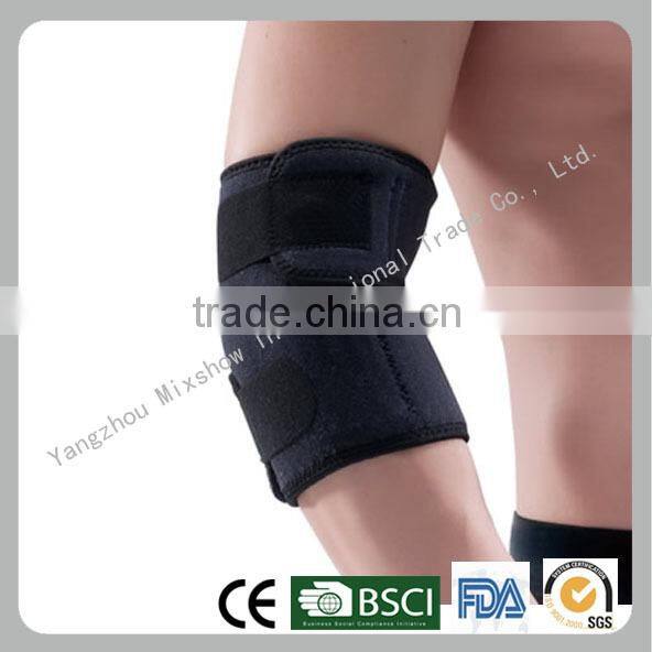 neoprene adjustable compression elbow brace one size black