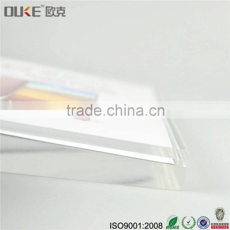 hot puplar promotion luxury clear acrylic photo block