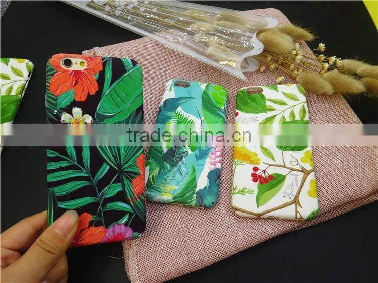 Drawing painting Jungles design hard pc case for iphone 6 6s 7 7 plus