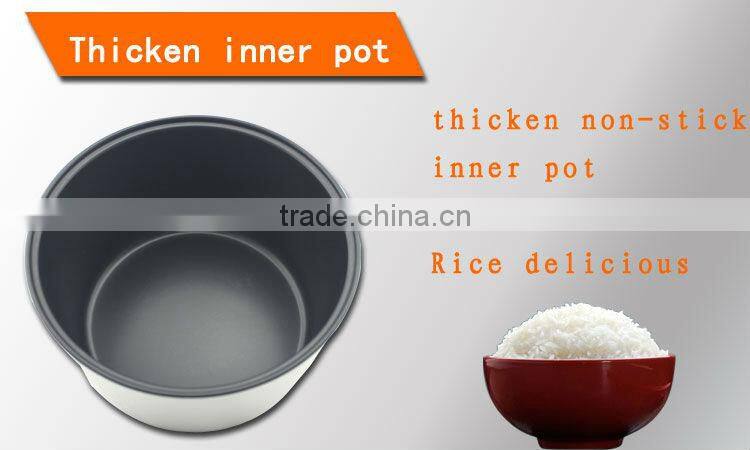 2016 cheap price hot sale cooking appliances rice cooker MRC002 white 1.8L rice cooker