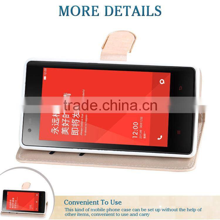 LZB colorful flip leather cover for xiaomi M2