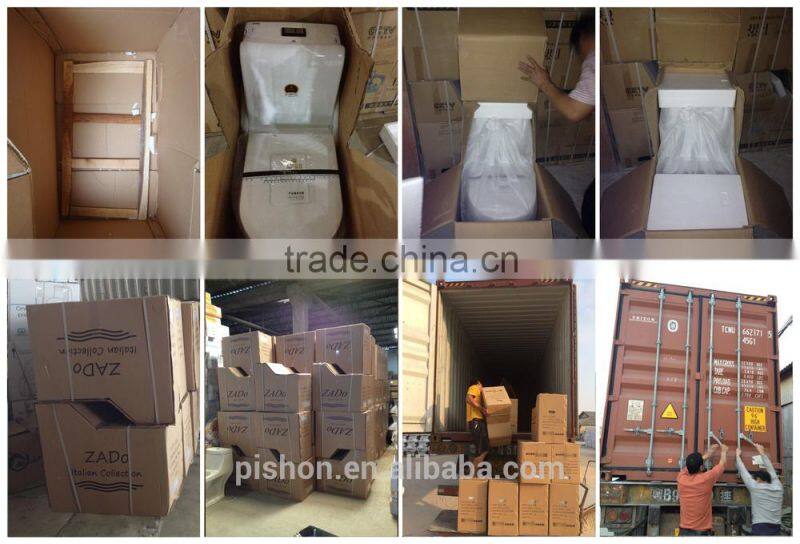 Hot sale middle east 4 inches 250 mm roughing in one piece toilet