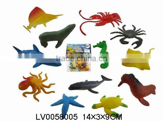 Simulation animal plastic toy sea animals,ocean animals toys