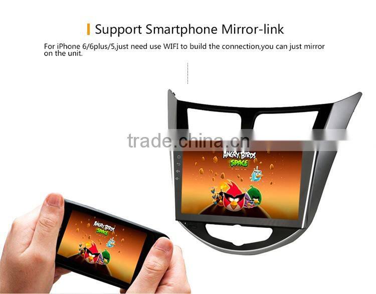 9 Inch FR FL RR RL 4 Channel car radio dvd with gps mirror for kia